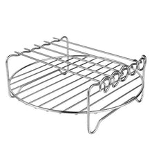 Load image into Gallery viewer, 2pieces/set Fryer Rack Set Multi-purpose Double Layer Rack with Skewer For XL Power Airfryer Philips Air Fryer Accessories
