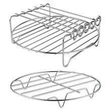 Load image into Gallery viewer, 2pieces/set Fryer Rack Set Multi-purpose Double Layer Rack with Skewer For XL Power Airfryer Philips Air Fryer Accessories
