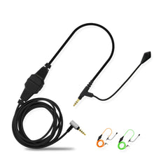 Load image into Gallery viewer, 3.5mm Boom Microphone Volume Cable For V-MODA Crossfade M-100 LP LP2 M-80 V-80 To Gaming Headphone For Skype PS4 Xbox One Phones
