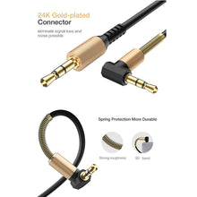 Load image into Gallery viewer, 3.5mm Jack Audio Cable, Aux Cable Male to Male Speaker Line Cord for iPhone 6/ Samsung Galaxy s8/ Car/ Headphone/ Xiaomi Redmi
