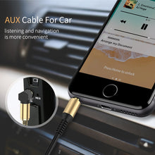 Load image into Gallery viewer, 3.5mm Jack Audio Cable Jack 3.5 mm Male to Male Audio Aux Cable For Samsung Car Headphone Speaker Wire Line Aux Cord Speaker
