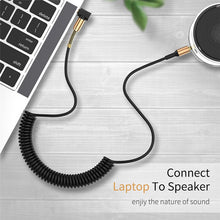 Load image into Gallery viewer, 3.5mm Jack Audio Cable Jack 3.5 mm Male to Male Audio Aux Cable For Samsung Car Headphone Speaker Wire Line Aux Cord Speaker
