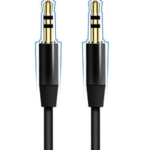 Load image into Gallery viewer, 3.5mm Jack Audio Extension Cable Gold Plated 3.5 mm Male to 3.5mm Male Aux Cable for Car Xiaomi Headphone Speaker Auxiliary
