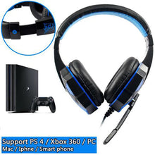 Load image into Gallery viewer, Wired Gaming Headset Stereo Gamer Headphone 3.5mm For PS4 Xbox One Nintend Switch PC Phone With Mic Volume Control Game Earphone
