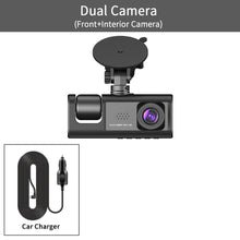 Load image into Gallery viewer, Car DVR HD 1080P 3-Lens Inside Vehicle Dash CamThree Way Camera DVRs Recorder Video Registrator Dashcam Camcorder
