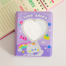 Load image into Gallery viewer, 3 Inch Cartoon Photo Album Lovely Photocard Holder Kpop Idol Chasing Collection Book Cake Bear Printing Instax Mini Album
