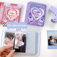 Load image into Gallery viewer, 3 Inch Cartoon Photo Album Lovely Photocard Holder Kpop Idol Chasing Collection Book Cake Bear Printing Instax Mini Album
