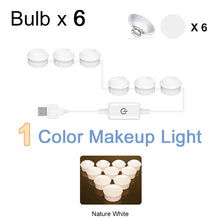 Load image into Gallery viewer, 3 Colors Makeup Mirror Lamp Led Professional Touch Dimming Dressing Table Vanity Lamp USB Bulb  Make Up Mirror Lights
