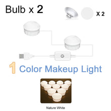 Load image into Gallery viewer, 3 Colors Makeup Mirror Lamp Led Professional Touch Dimming Dressing Table Vanity Lamp USB Bulb  Make Up Mirror Lights
