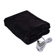 Load image into Gallery viewer, 3 Levels Machine Washable Electric Blanket Thermostat Soft Plush Camping Home Office USB Heating Portable Travel For Sofa Bed
