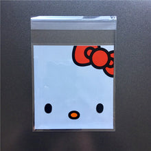 Load image into Gallery viewer, 3 sizes to choose 100pcs Cute Cat Design Cookie Bags Wedding Candy Bags Party Supplies Cookie Packaging
