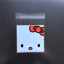 Load image into Gallery viewer, 3 sizes to choose 100pcs Cute Cat Design Cookie Bags Wedding Candy Bags Party Supplies Cookie Packaging
