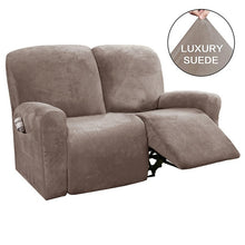 Load image into Gallery viewer, 3 Seat Recliner Sofa Cover All-inclusive Armchair Non-slip Relax Armchair Cover Elastic Suede Couch Chair Protector
