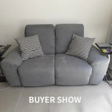 Load image into Gallery viewer, 3 Seat Recliner Sofa Cover All-inclusive Armchair Non-slip Relax Armchair Cover Elastic Suede Couch Chair Protector
