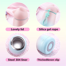 Load image into Gallery viewer, 300ml Gradient Cat Modelling Vacuum Flasks Travel Shopping Coffee Mug Stainless steel304 Bottle Lady Portable Thermos Cup
