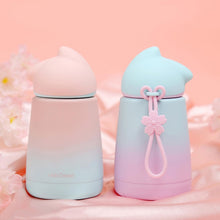 Load image into Gallery viewer, 300ml Gradient Cat Modelling Vacuum Flasks Travel Shopping Coffee Mug Stainless steel304 Bottle Lady Portable Thermos Cup
