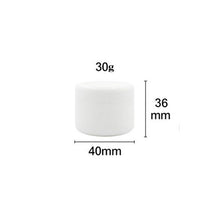 Load image into Gallery viewer, 30Pcs 10g/20g/30g/50g/100g Empty Makeup Jar Pot Refillable Sample Bottles Travel Face Cream Lotion Cosmetic Container White
