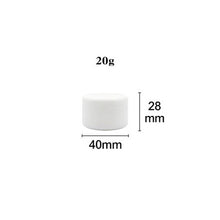 Load image into Gallery viewer, 30Pcs 10g/20g/30g/50g/100g Empty Makeup Jar Pot Refillable Sample Bottles Travel Face Cream Lotion Cosmetic Container White
