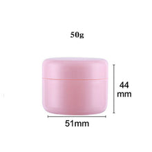 Load image into Gallery viewer, 30Pcs 10g/20g/30g/50g/100g Empty Makeup Jar Pot Refillable Sample Bottles Travel Face Cream Lotion Cosmetic Container White

