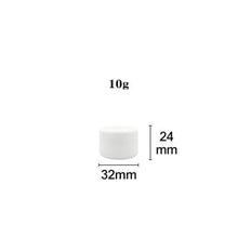 Load image into Gallery viewer, 30Pcs 10g/20g/30g/50g/100g Empty Makeup Jar Pot Refillable Sample Bottles Travel Face Cream Lotion Cosmetic Container White
