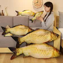 Load image into Gallery viewer, 30cm 3D Simulation Gold Fish Plush Toys Stuffed Soft Animal Carp Plush Pillow Creative Sofa Pillow Cushion Gift Kids Toy
