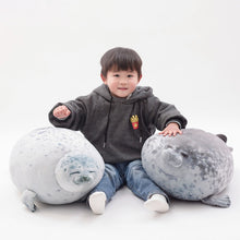 Load image into Gallery viewer, 30cm 40cm 60cm cute seal plush toy lifelike stuffed marine life seal soft doll simulation seal pillow kids toys birthday gift
