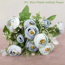 Load image into Gallery viewer, 30cm 7 Color Bouquet Artificial Flowers Peonies Home Accessories Wedding Party Scrapbook Fake Plants DIY Pompons Artificial Rose
