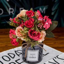 Load image into Gallery viewer, 30cm 7 Color Bouquet Artificial Flowers Peonies Home Accessories Wedding Party Scrapbook Fake Plants DIY Pompons Artificial Rose
