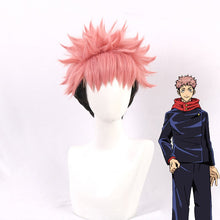 Load image into Gallery viewer, 30cm Anime Jujutsu Kaisen Gojo Satoru Release State Wig Cosplay Wigs Playing Powder Short Silver White Hair Halloween 1:1 Wigs
