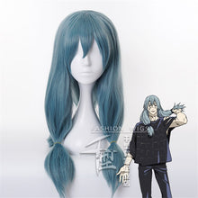 Load image into Gallery viewer, 30cm Anime Jujutsu Kaisen Gojo Satoru Release State Wig Cosplay Wigs Playing Powder Short Silver White Hair Halloween 1:1 Wigs
