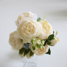 Load image into Gallery viewer, 30cm Rose Pink Silk Peony Artificial Flowers for Home Wedding Decoration
