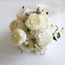 Load image into Gallery viewer, 30cm Rose Pink Silk Peony Artificial Flowers for Home Wedding Decoration
