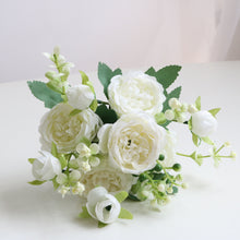 Load image into Gallery viewer, 30cm Rose Pink Silk Peony Artificial Flowers for Home Wedding Decoration
