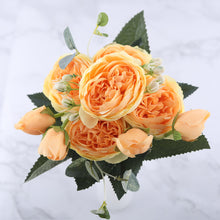 Load image into Gallery viewer, 30cm Rose Pink Silk Peony Artificial Flowers for Home Wedding Decoration indoor
