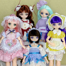 Load image into Gallery viewer, 30cm Two-dimensional Comic Face Doll 1/6 Bjd Doll or Dress Up Clothes Children's Girl Birthday Gift Toys
