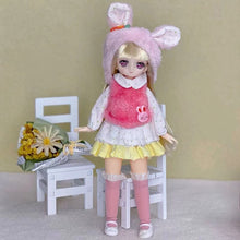 Load image into Gallery viewer, 30cm Two-dimensional Comic Face Doll 1/6 Bjd Doll or Dress Up Clothes Children's Girl Birthday Gift Toys
