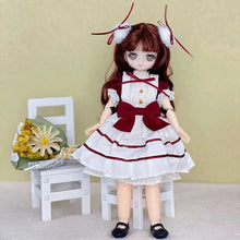 Load image into Gallery viewer, 30cm Two-dimensional Comic Face Doll 1/6 Bjd Doll or Dress Up Clothes Children's Girl Birthday Gift Toys
