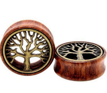 Load image into Gallery viewer, Hot Wood Peace Tree Ear Extender Ear Jewelry Exquisite Piercing Jewelry 8-20mm
