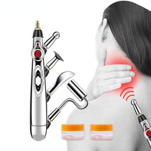 Load image into Gallery viewer, Electric Acupuncture Point Massage Pen Pain Relief Laser Therapy Electronic Meridian Energy Pen Body Head Back Neck Leg Massager
