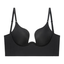 Load image into Gallery viewer, Push Up Bra Backless Women Bras Low Cut Sexy Plunge Brassiere Open Back Wedding Underwear Invisible Seamless Deep U Lingerie
