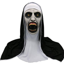 Load image into Gallery viewer, Horror Mask Costume Valak Halloween Cosplay Scary Masks With Headscarf
