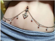 Load image into Gallery viewer, Fashion Personalized Waist Chain Belly Ring Medical Stainless Steel Navel Order
