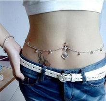 Load image into Gallery viewer, Fashion Personalized Waist Chain Belly Ring Medical Stainless Steel Navel Order
