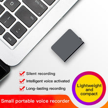 Load image into Gallery viewer, 4-32G digital voice recorder mini Professional Dictaphone ultra thin HD long distance encryption Voice Activated audio recording
