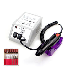 Load image into Gallery viewer, 32W 35000RPM Nail Drill Machine Set With Sanding Band Professional Milling Manicure Machine Set Kit With Nail drill Bit Set Kit
