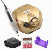 Load image into Gallery viewer, 32W 35000RPM Nail Drill Machine Set With Sanding Band Professional Milling Manicure Machine Set Kit With Nail drill Bit Set Kit
