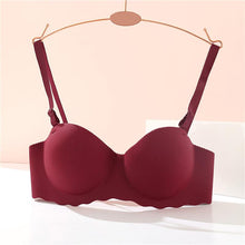 Load image into Gallery viewer, Bra Women 1/2 Cup Bras Soft Wireless Bralette Breathable Underwear Candy Color Bras Female Lingerie
