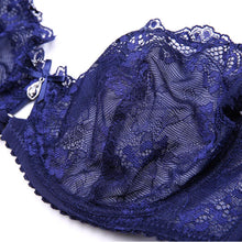 Load image into Gallery viewer, Underwear Varsbaby Sexy Unlined Balconette Demi-Cup Underwire Lace Bra
