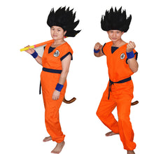 Load image into Gallery viewer, Halloween Dragon Ball Monkey King Costume Boy Clothes Turtle Pie Cospla Anime Super Saiyan Costume
