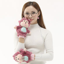 Load image into Gallery viewer, Children's Gloves Keep Warm New Winter Girls' Plush Cute Cartoon Cold-Proof Gloves
